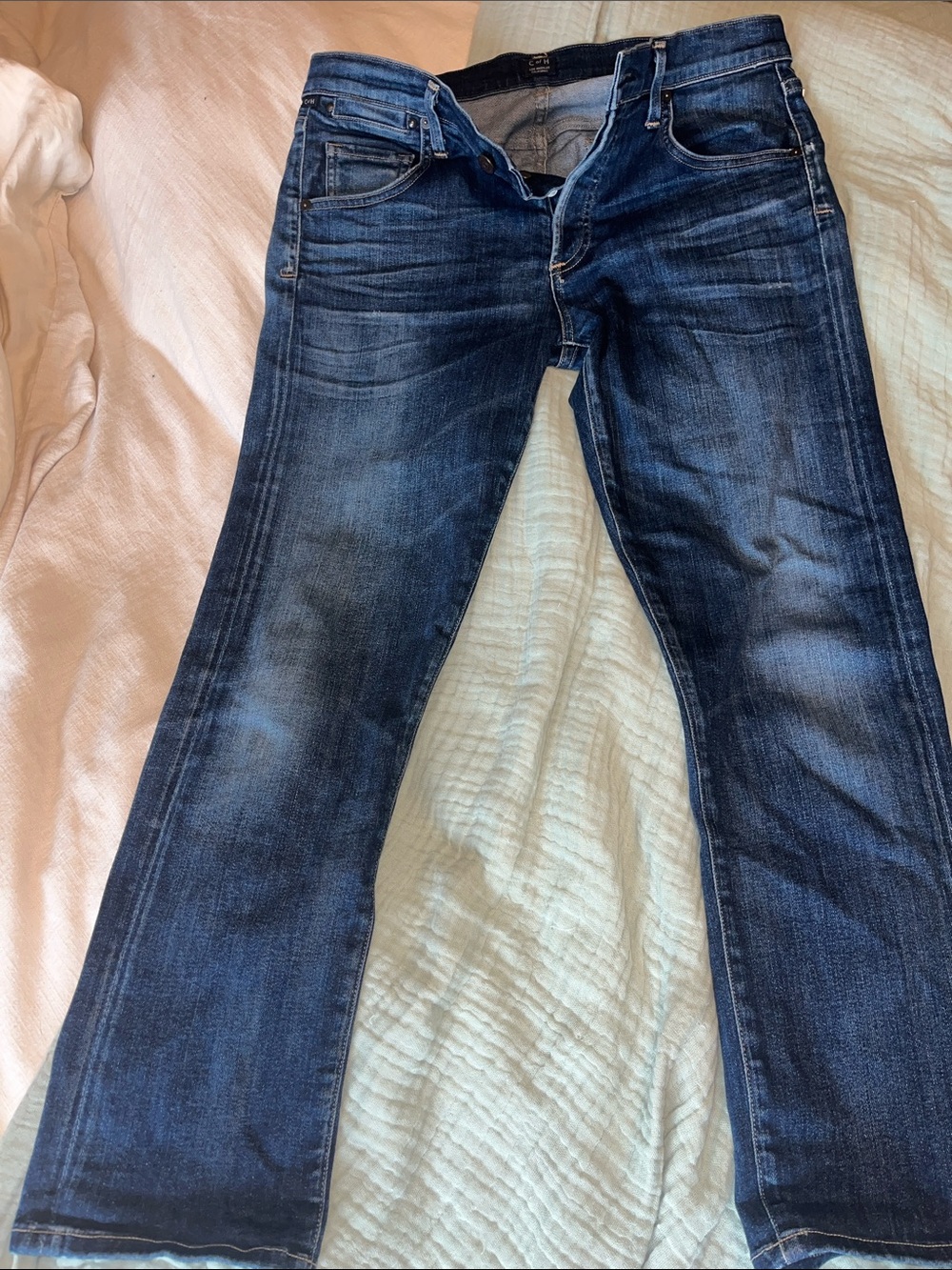 Citizens Of Humanity Slim Boyfriend, Mid Rise, Straight Leg, Button Fly